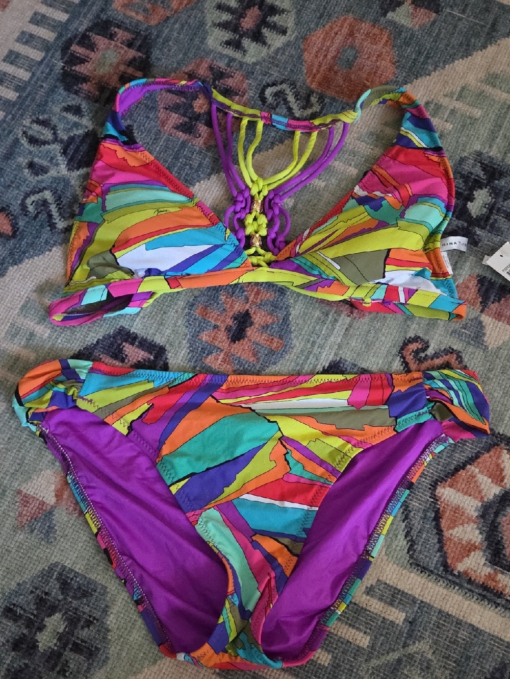 Nwt Size 10 Trina Turk Bikini